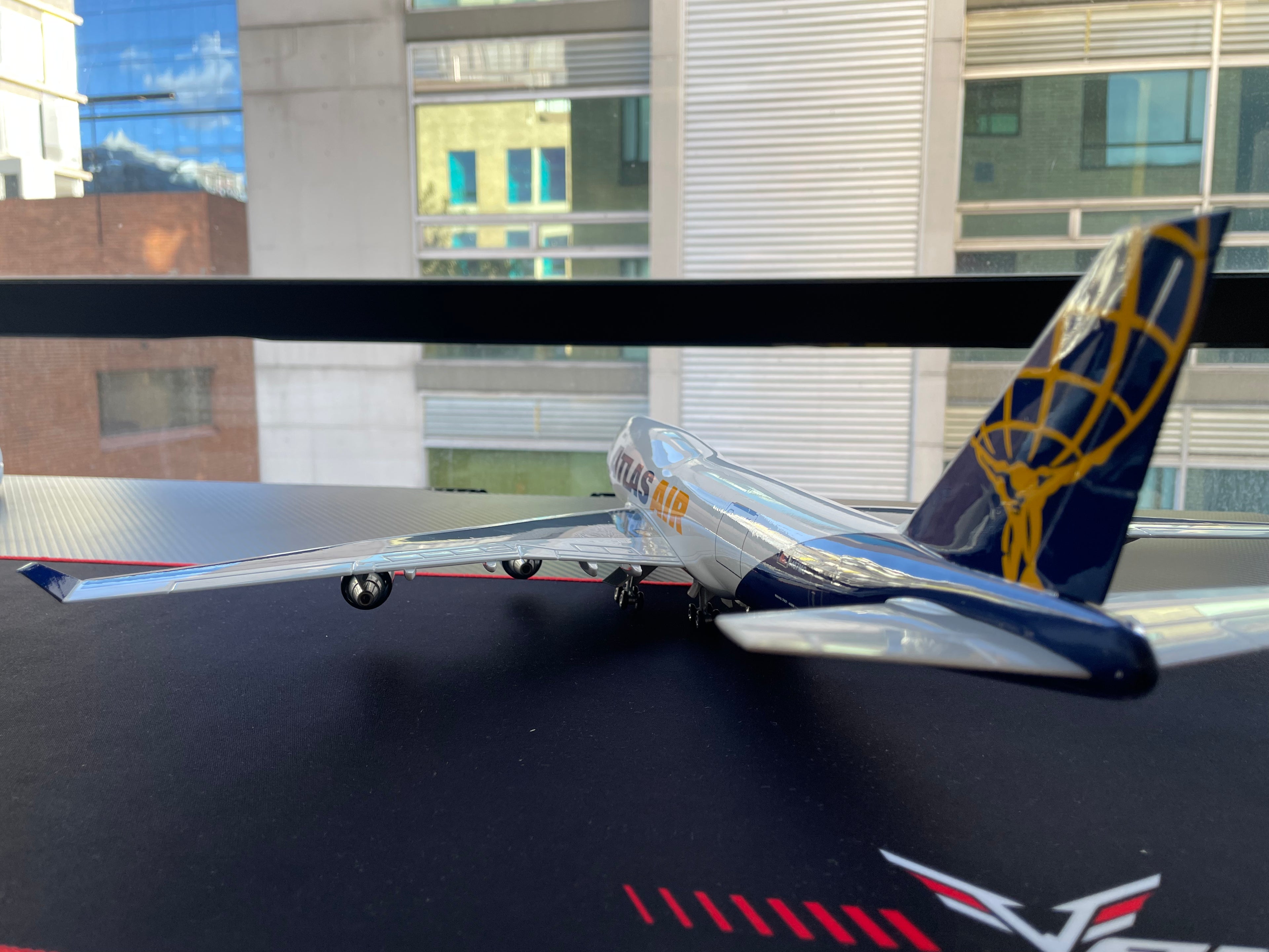 Atlas Air Boeing 747-400 Airplane Model — 1:157 Scale | 47cm / 18.5