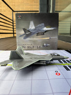 F-22 Raptor Stealth Fighter 1:72 – Die-Cast Alloy Precision – 10.2 in