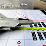 F-22 Raptor Caza Sigiloso 1:72 – Aleación Fundida a Presión de Precisión – 25.9 cm - Thumbnail 9