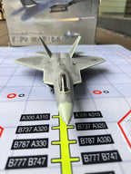F-22 Raptor Stealth Fighter 1:72 – Die-Cast Alloy Precision – 10.2 in