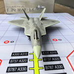 F-22 Raptor Caza Sigiloso 1:72 – Aleación Fundida a Presión de Precisión – 25.9 cm - Thumbnail 12