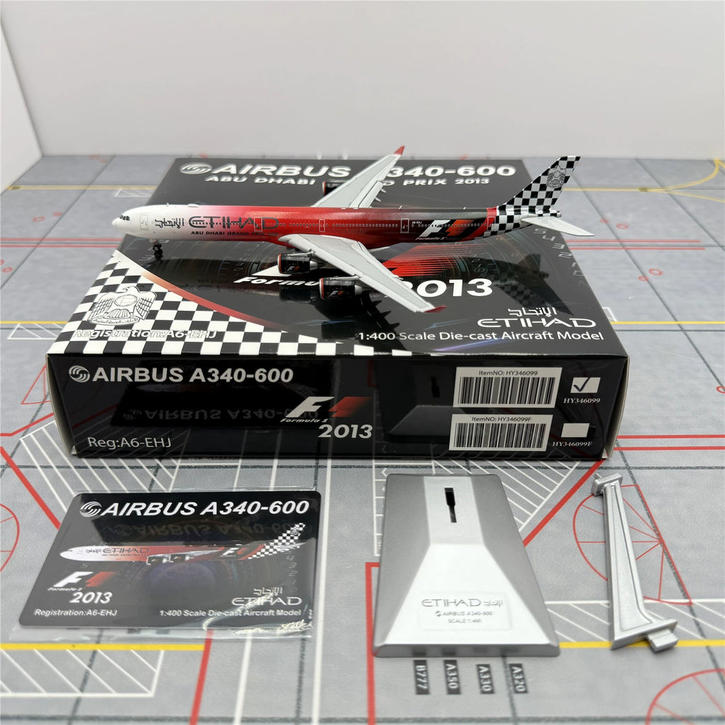 Etihad Airways A340-600 A6-EHJ Maßstab 1:400 HX Wings