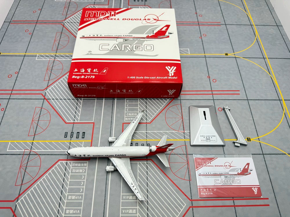 Shanghai Airlines McDonnell Douglas MD-11 (Open Cargo Door Version) B-2176/B-2177/B-2178/B-2179  Scale 1:400  YY Wings  15.31 cm