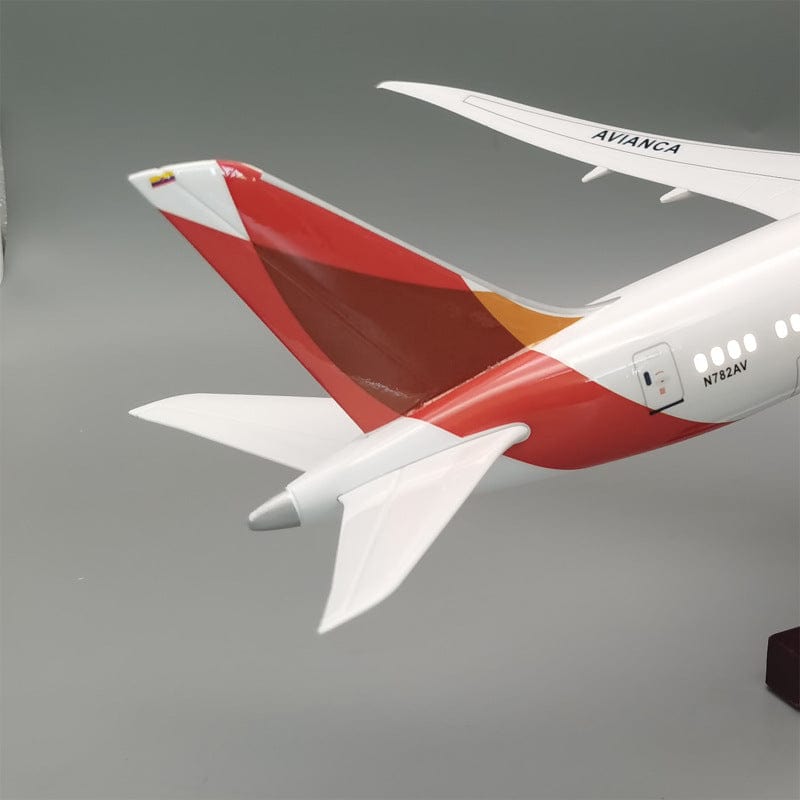 طائرة B787 Avianca - مقياس 1/130 - 43 سم - 16.9 بوصة - نموذج طائرة