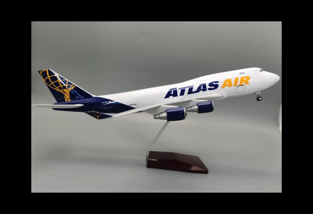 Building B747 Scale Model B747-400 Atlas - Scale 1/157 - 47cm - 18.5 in - Airplane Model – Flying ...