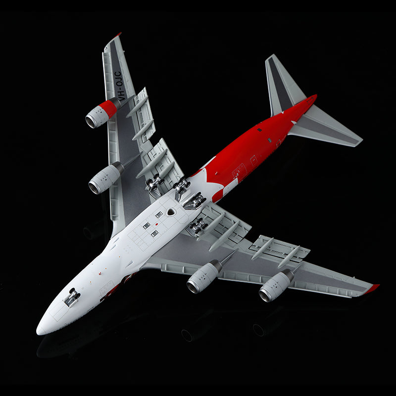 Qantas B747-400 VH-OJC Escala 1:400 Modelos HX 17,67 cm