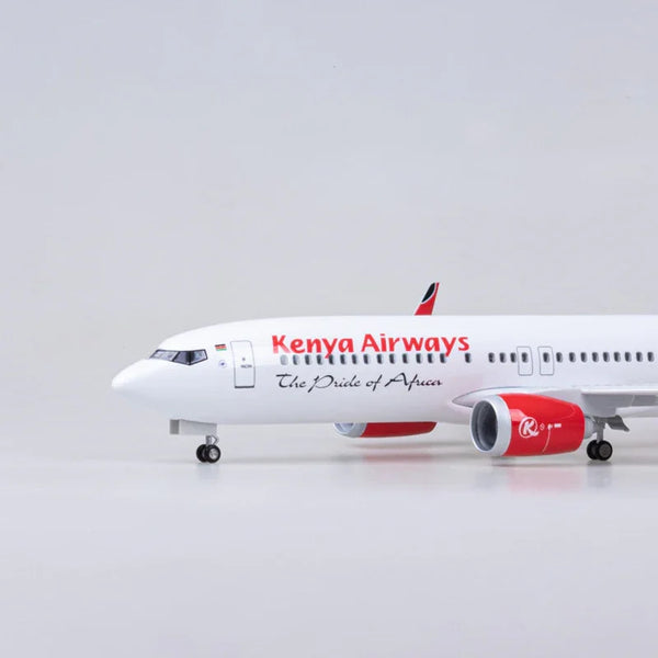 B737-700 KENYA AIRWAYS - SCALE 1/80 - 47CM - 18.5 IN - AIRPLANE MODEL - Secondary