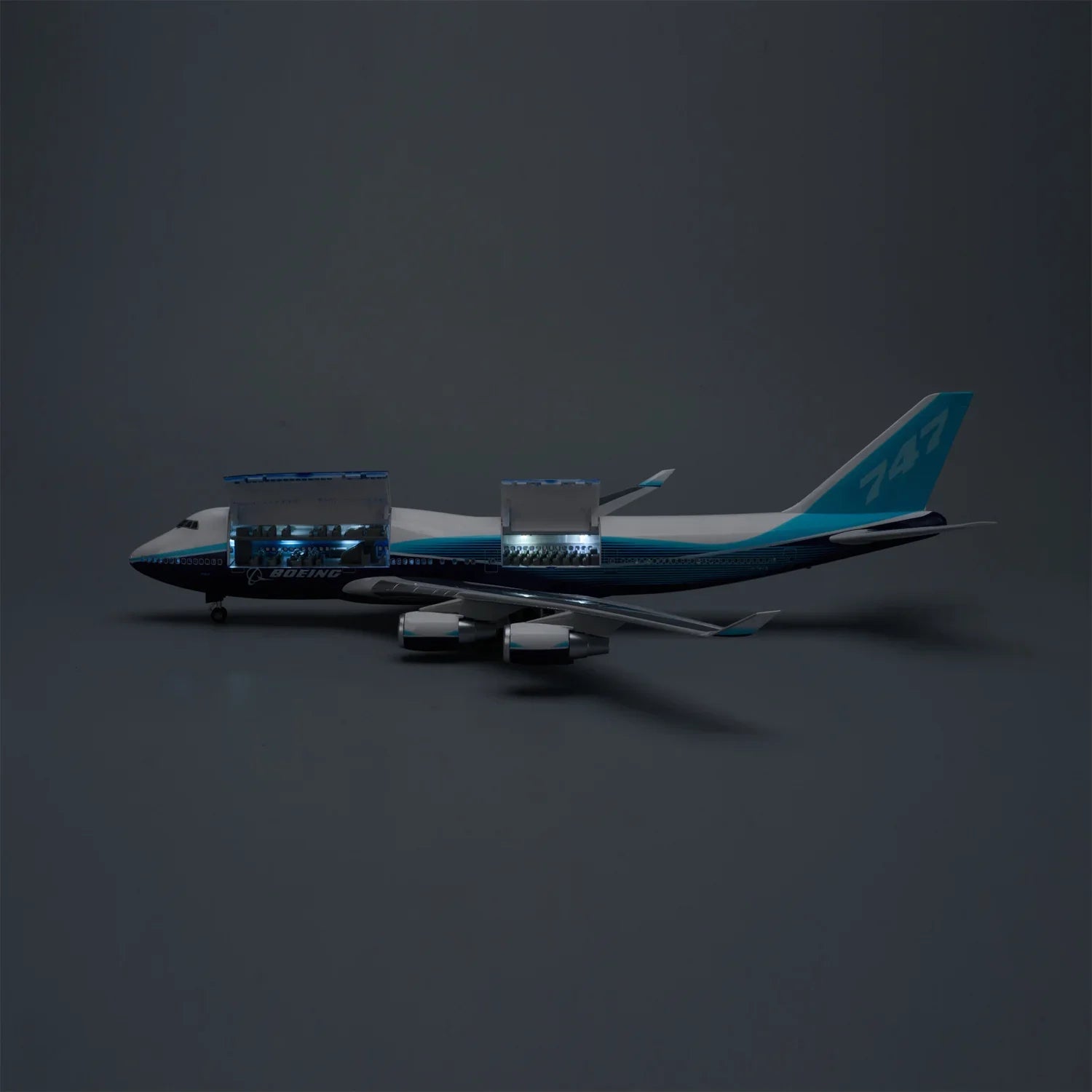 Prototype Boeing 747-400 1:150 – 47 cm / 18.5 in – Opening Cabin Hatches - Gallery 5