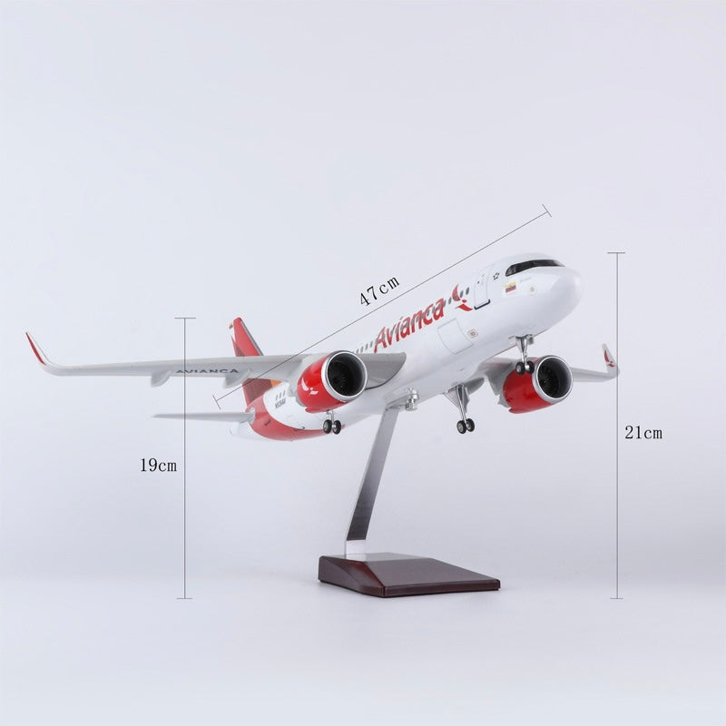 A320 Neo Avianca - Scale 1/80 - 47cm - 18,5 in - Airplane Model