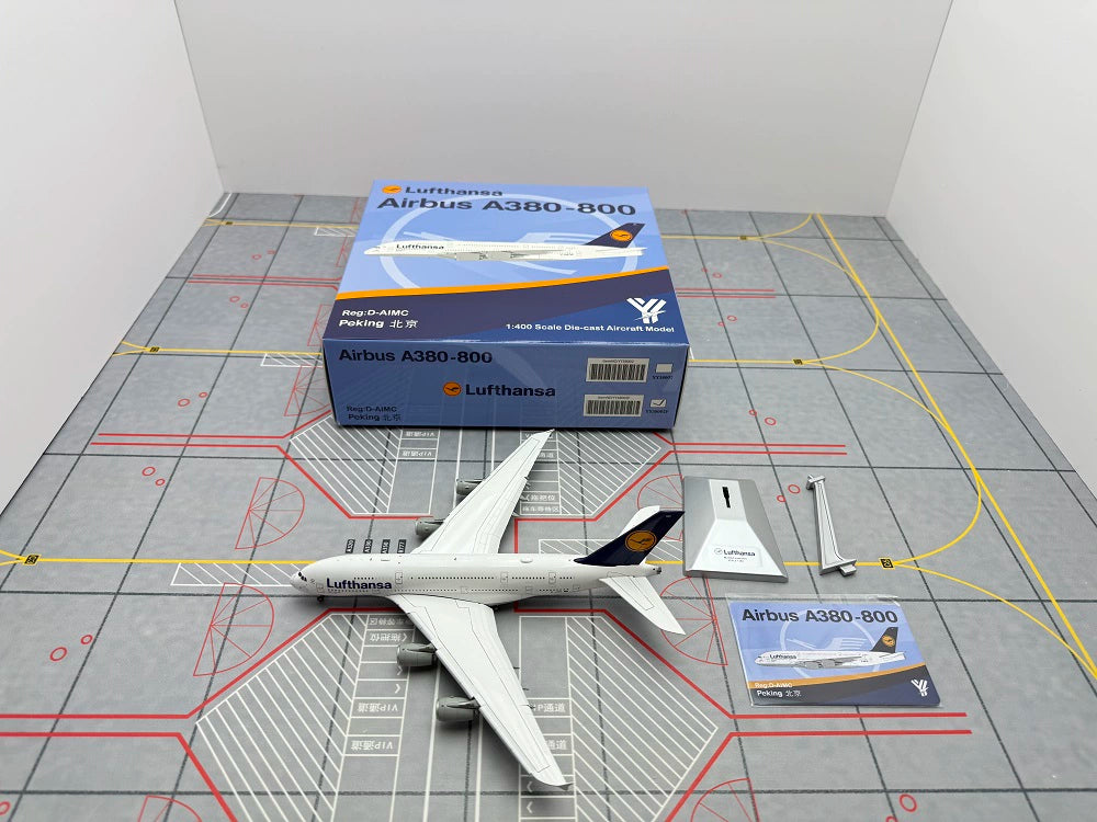 Lufthansa Airbus A380 D-AIMB / D-AIMC  Scale 1:400  YY Wings  18.19 cm
