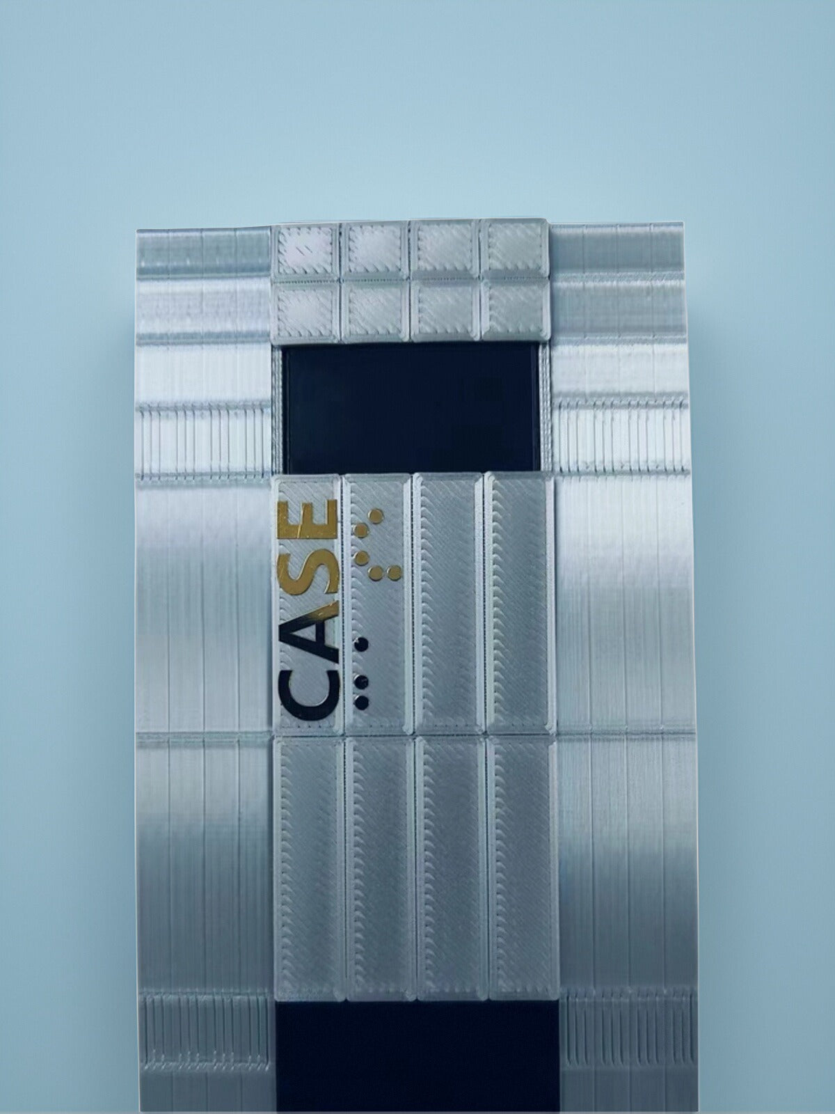 Robot TARS/CASE con perímetro interestelar y pantalla