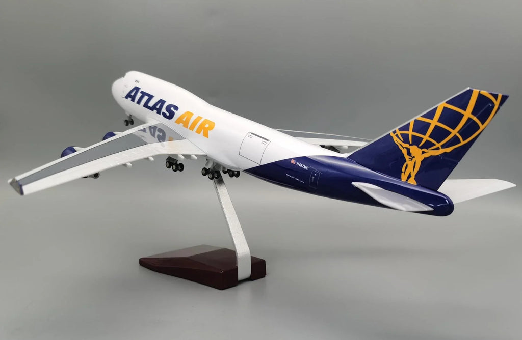 Building B747 Scale Model B747-400 Atlas - Scale 1/157 - 47cm - 18.5 in - Airplane Model – Flying ...