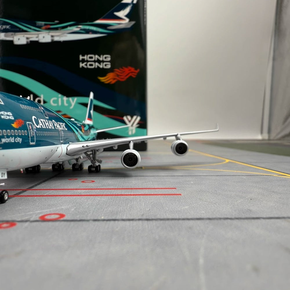 Cathay Pacific Boeing 747-400 Millennium/Asias World City  Scale 1:400  YY Wings  Alloy Airliner Model