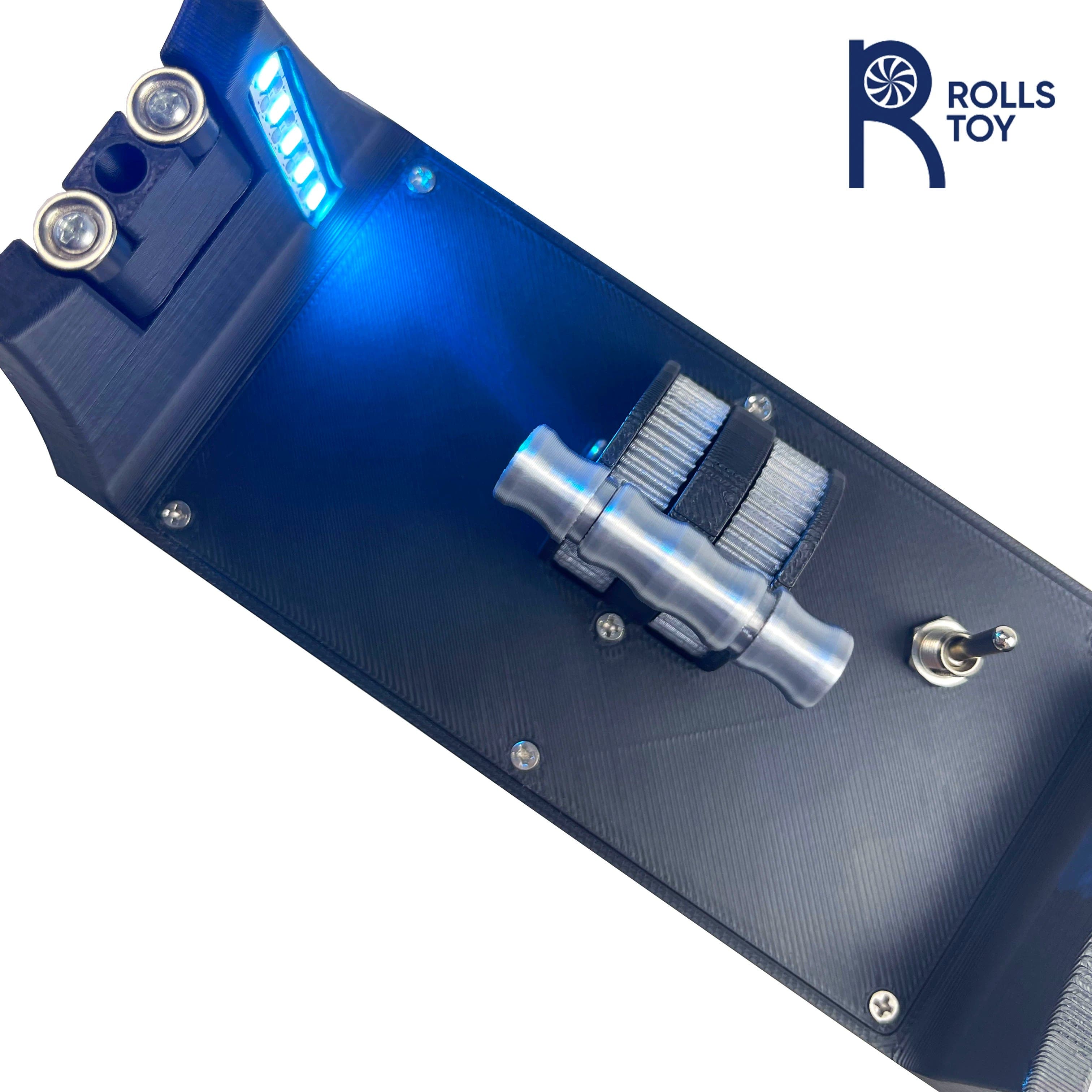 Modelo interactivo de motor turborreactor Rolls-Royce Aero con luces LED 