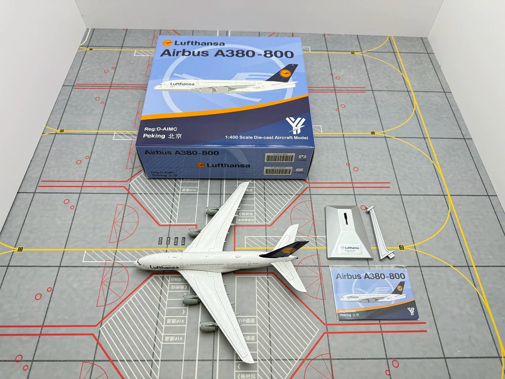 Lufthansa Airbus A380 D-AIMB / D-AIMC  Scale 1:400  YY Wings  18.19 cm