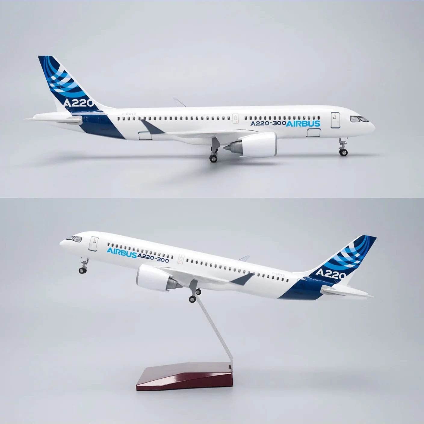 Airbus A220-300 Prototype 1:100 – 38 cm / 15 in – Next-Gen Collector's Edition - Gallery 4