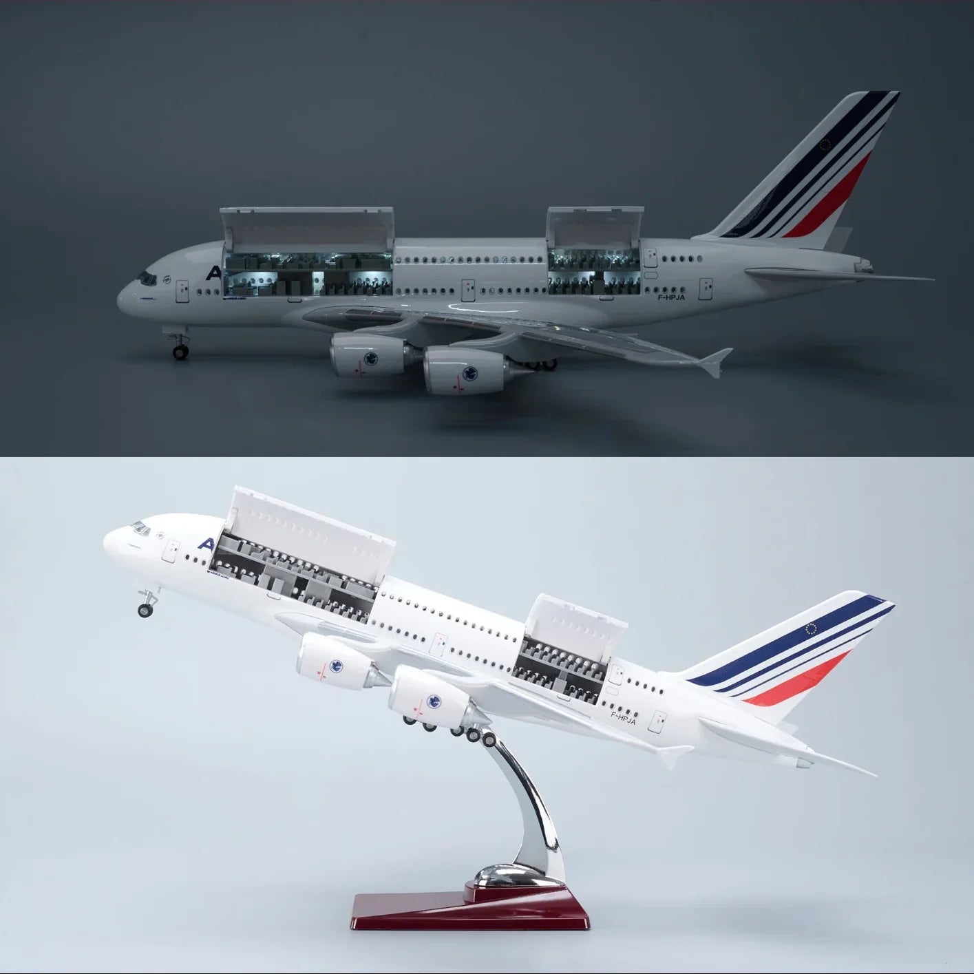 Air France Airbus A380 1:160 – 45.5 cm / 17.9 in – Opening Cabin Interior - Gallery 7