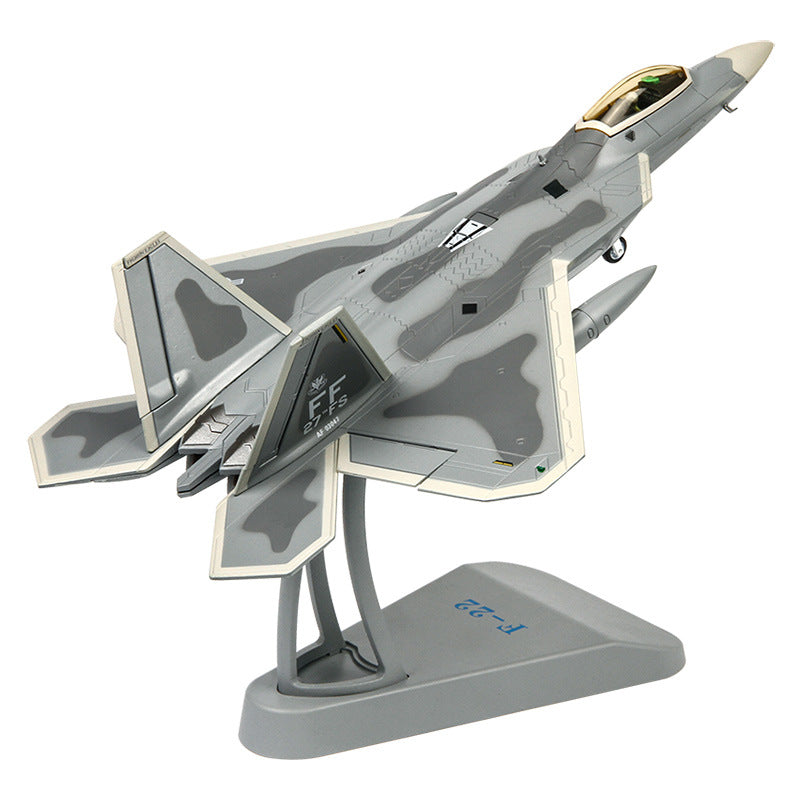Caza furtivo U.S. Air Force F-22 Raptor 1:72 – 26.5 cm / 10.4 in – Maqueta Premium de Aleación Fundida a Presión y ABS - Gallery 6