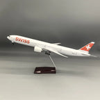 B777 الخطوط الجوية السويسرية - مقياس 1/157 - 47 سم - 18.5 بوصة - نموذج طائرة