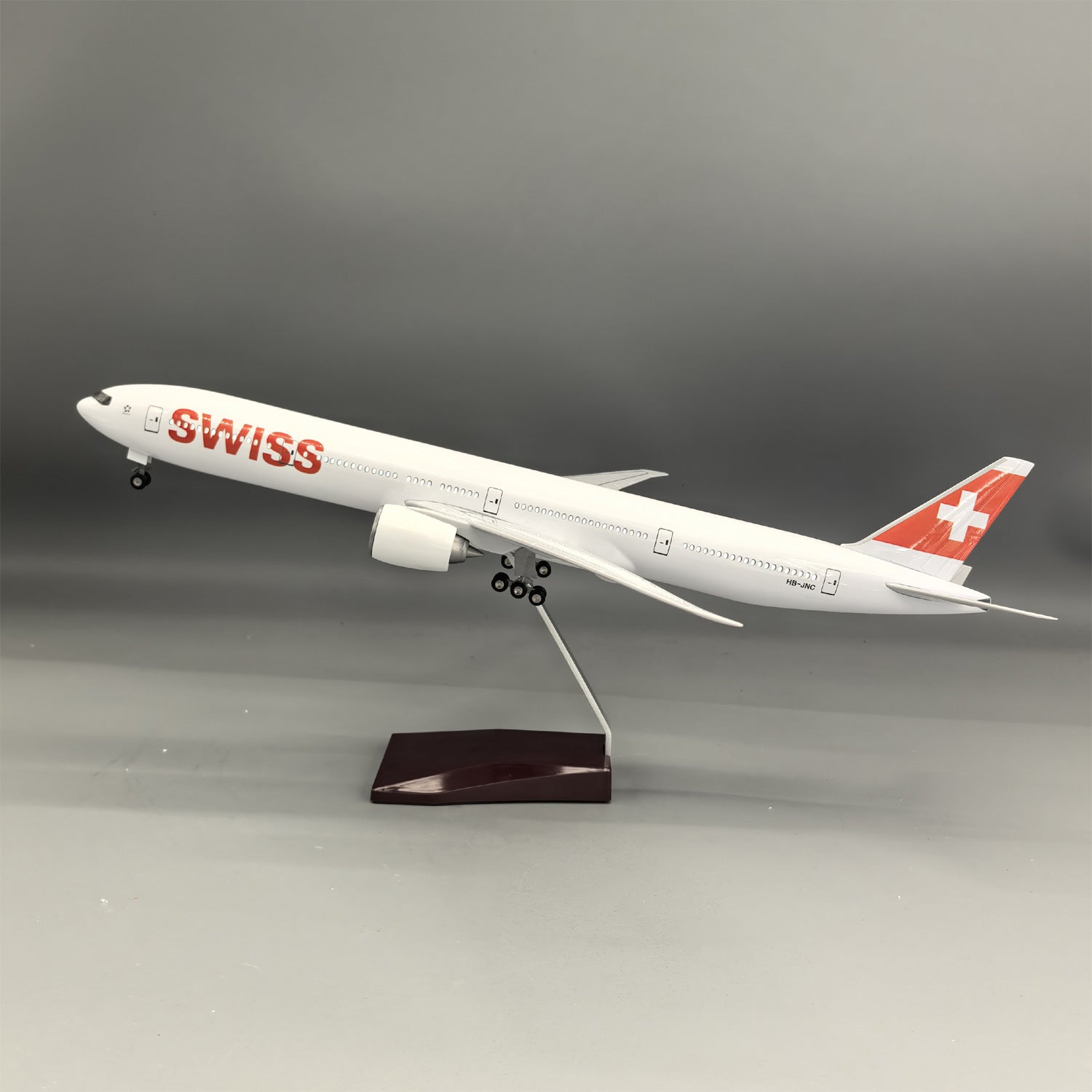 B777 SWISS - Escala 1/157 - 47 cm - 18,5 pulgadas - Modelo de avión 