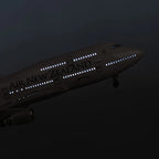 B747 Air New Zealand  - Scale 1/150 - 47cm - 18.5in - Airplane Model
