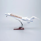 Gulfstream G650ER Jet Model – 1:50 Scale (45cm / 17.7in) – LED Architectural Cutaway
