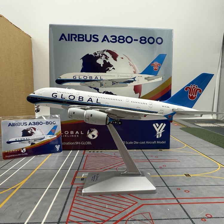 YY wings 1/400 Airplane model Global - Southern A380