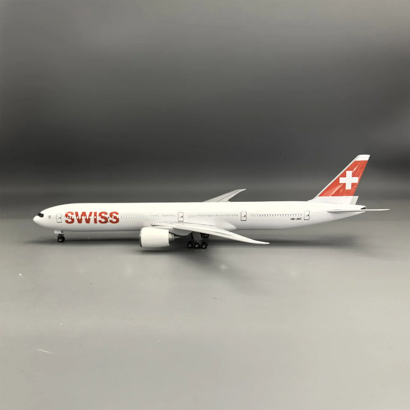 B777 SWISS - Scale 1/157 - 47CM - 18.5in - Airplane Model - Image 3