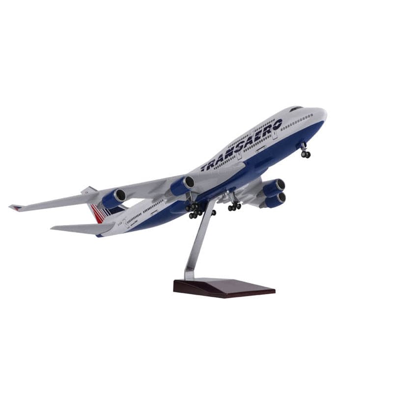 B747 Transaero - Scale 1/150 - 47cm - 18.5 in