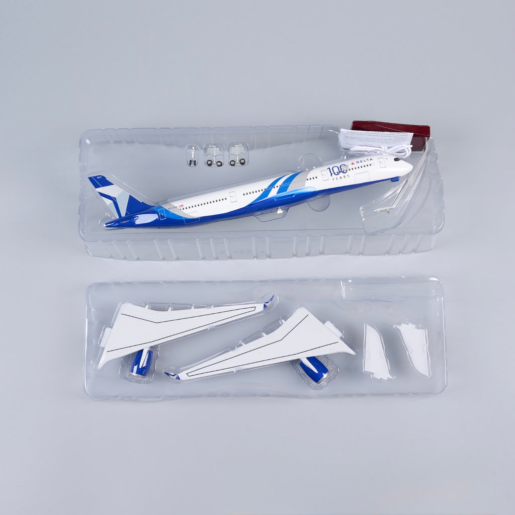 Delta Airlines 100 YEARS Commemorative Model A350 Delta Airlines - Scale 1/142 - 47CM - 18,5 in