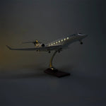 Gulfstream G650ER – Scale 1:50 –  17.7 in - 45 cm – Resin – Premium Display Stand - Thumbnail 3