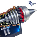 Modelo interactivo de motor turborreactor Rolls-Royce Aero con luces LED 