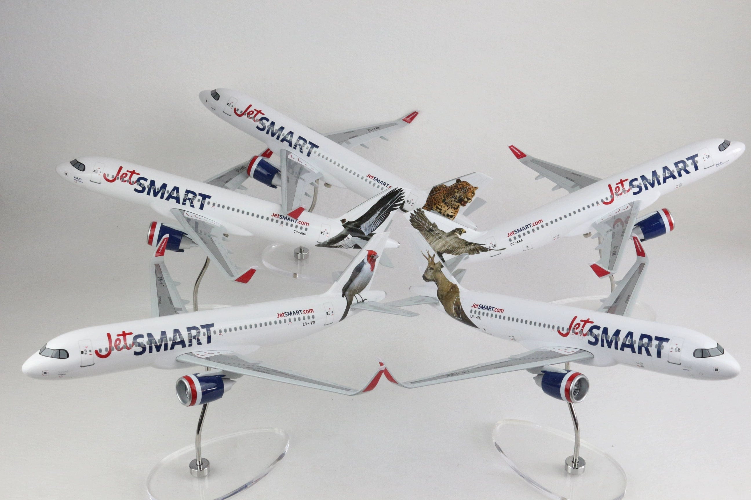 JETSMART A320neo - Escala 1/100 - 37,5cm - SIN LUCES LED