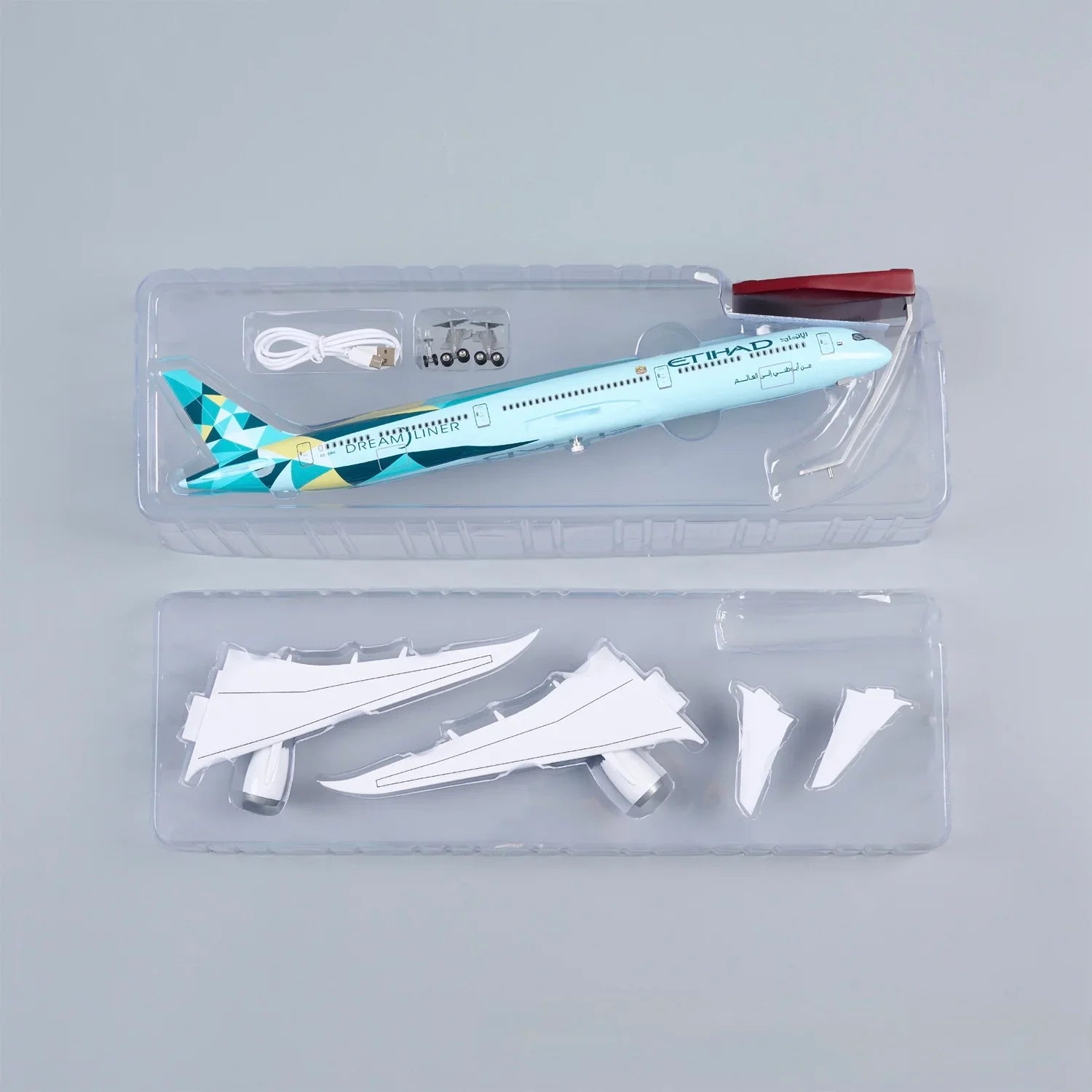 Boeing 787-10 Etihad Airways 1:145 – 47 cm / 18.5 in – LED Lights - Gallery 9