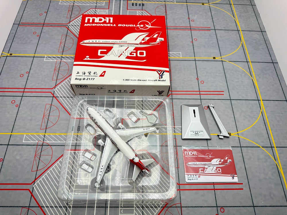 Shanghai Airlines McDonnell Douglas MD-11 (Open Cargo Door Version) B-2176/B-2177/B-2178/B-2179  Scale 1:400  YY Wings  15.31 cm