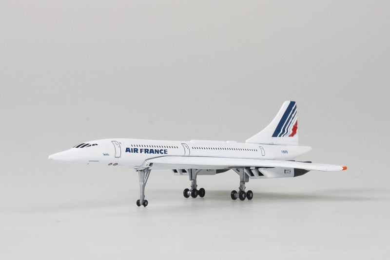 Concorde Air France - Escala 1/400 - Fundición a presión - 15 cm