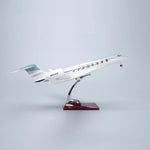 Gulfstream G650ER – Scale 1:50 –  17.7 in - 45 cm – Resin – Premium Display Stand - Thumbnail 2