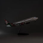 B737-700 الخطوط الجوية الكينية - مقياس 1/80 - 47 سم - 18.5 بوصة - نموذج طائرة