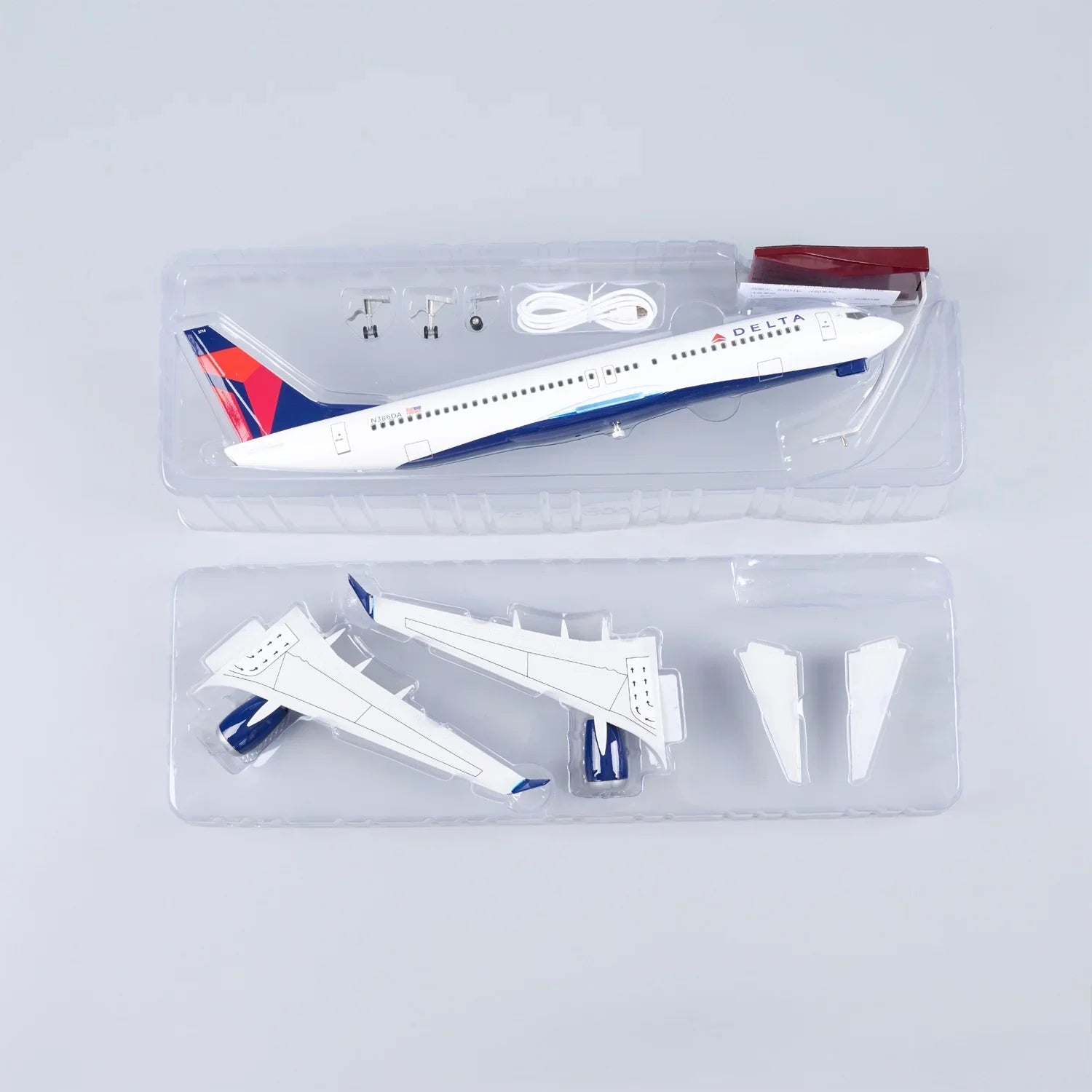 Boeing 737-800 Delta 1:80 – 47 cm / 18.5 in – LED Lights - Gallery 3