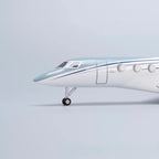 طائرة جولف ستريم G650ER – مقياس 1:50 – 17.7 بوصة - 45 سم – راتينج – حامل عرض فاخر