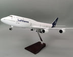 B747 لوفتهانزا طلاء جديد - مقياس 1/150 - 47 سم - 18.5 بوصة