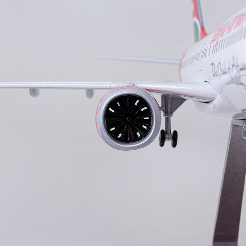 B737-700 KENYA AIRWAYS - SCALE 1/80 - 47CM - 18.5 IN - AIRPLANE MODEL