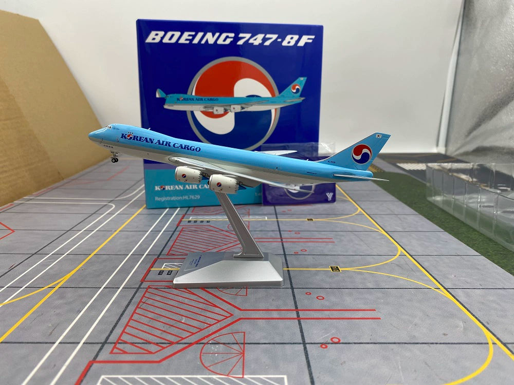 YY Wings 1 400 Aircraft Model Korean Air Boeing 747-8 HL7630