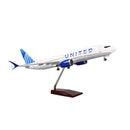 B737 Max United Airlines - Scale 1/80 - 47cm - 18.5 in - Airplane Model