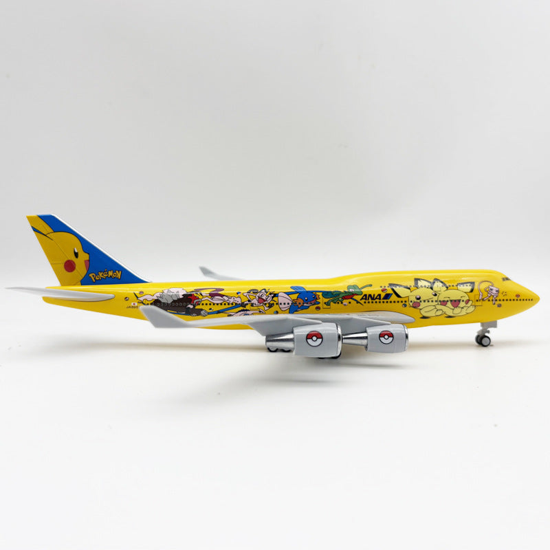 Boeing 747 ANA Pokémon Jet – Scale 1:150 – 30 cm (11.8 in) – Resin – Special Livery
