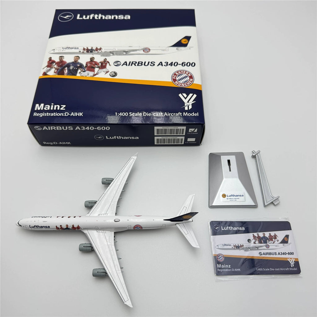Lufthansa Airbus A340-600 D-AIHF/D-AIHK Maßstab 1:400 YY Wings 15,31 cm