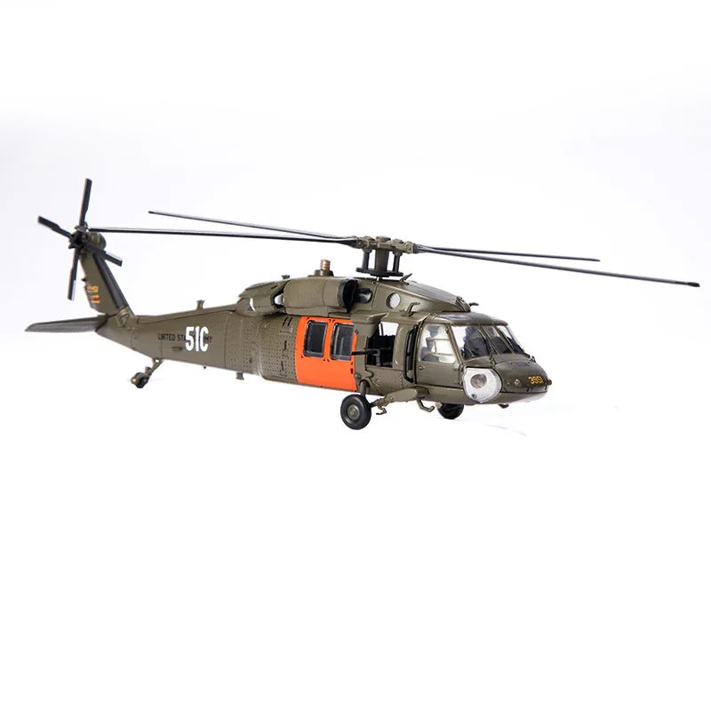 UH-60 Black Hawk Military Helicopter 1:72 – Die-Cast Alloy Precision – 8.7 in - Gallery 3