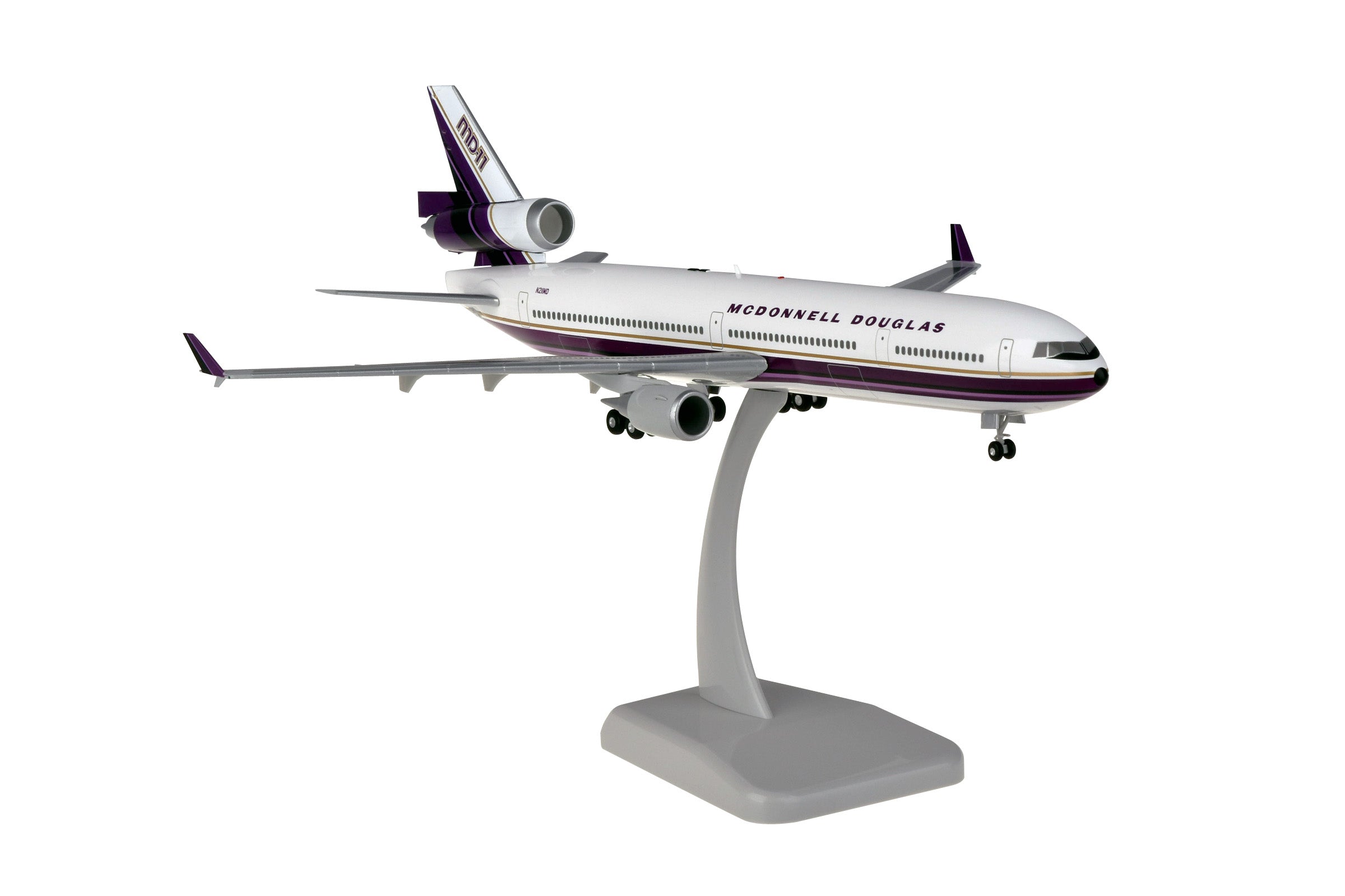 Hogan 1/200 McDonnell Douglas MD-11 N211MD model airplane HG11632