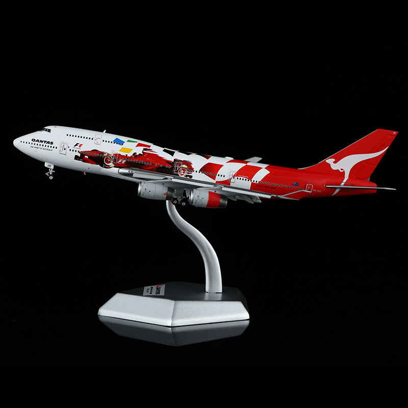 Qantas B747-400 VH-OJC Escala 1:400 Modelos HX 17,67 cm
