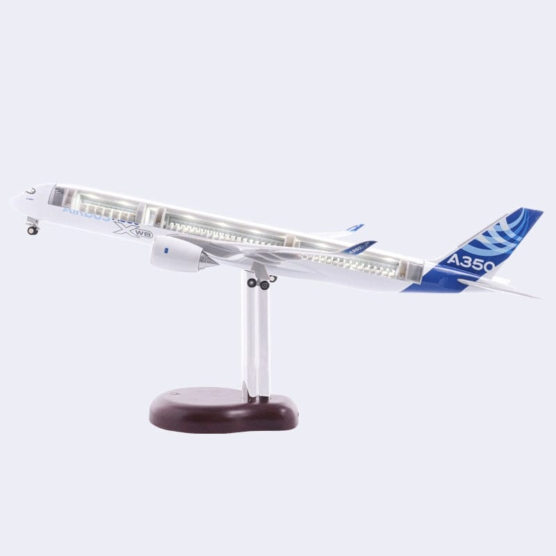 A350 Perspective Aircraft Model Internal LED lights- 47cm - 18.5in